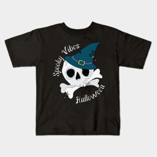 Spooky Vibes Halloween Kids T-Shirt